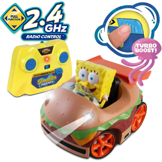 GameHola | NKOK Remote Control Krabby Patty with Spongebob Vehicle